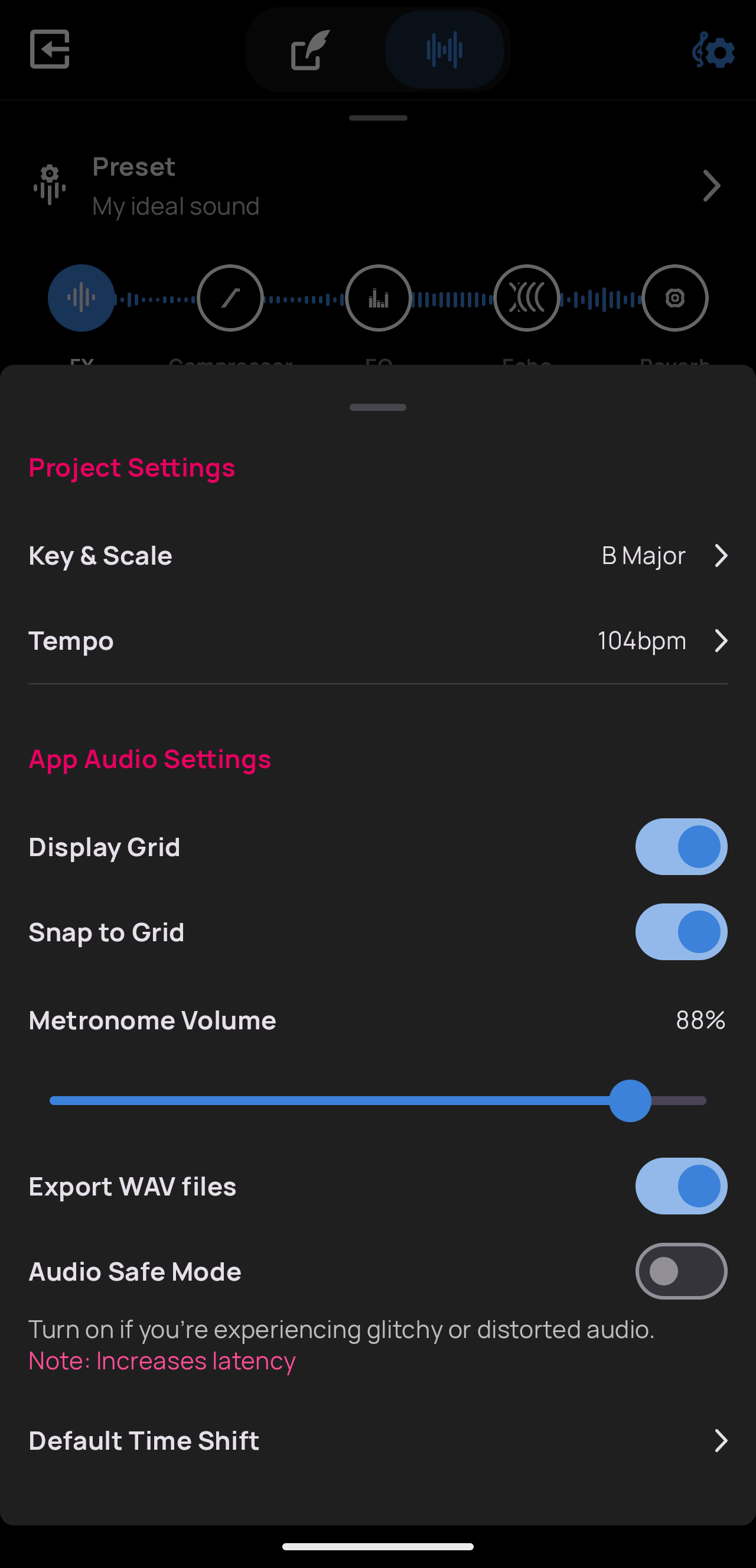 Project Settings
