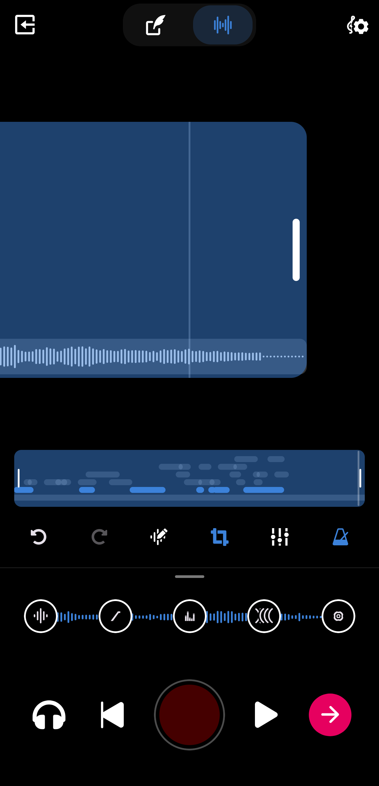 Cropping a Track